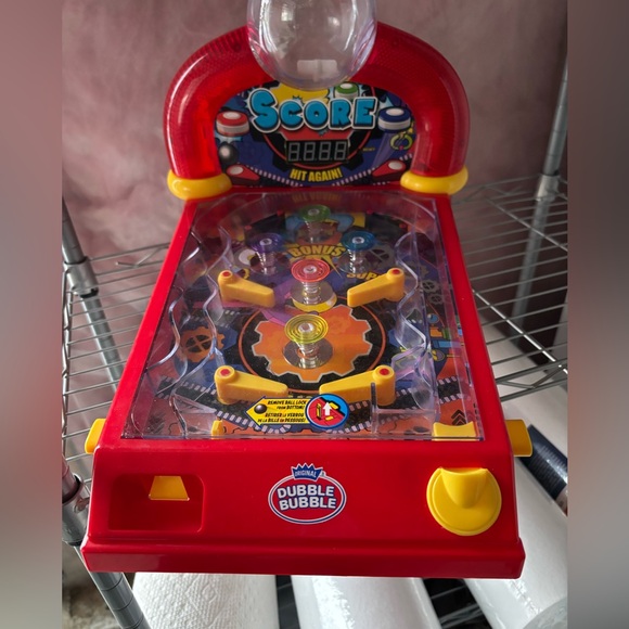 Red Pinball Machine Toy dibble bubble - Picture 1 of 1